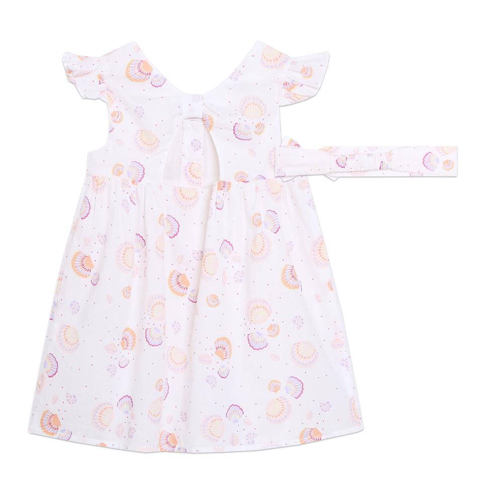 White Baby Girl Dress + Bandeau Carrément Beau Y30094 Photo of the Espace des Marques %store% store - view of %key%