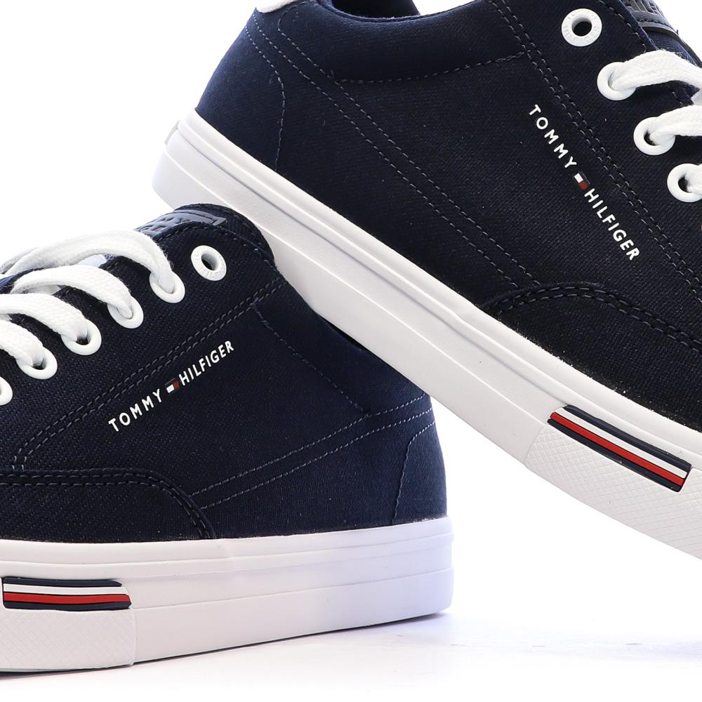 Baskets Marine Homme Tommy Hilfiger Vulc Core Rwb vue 7