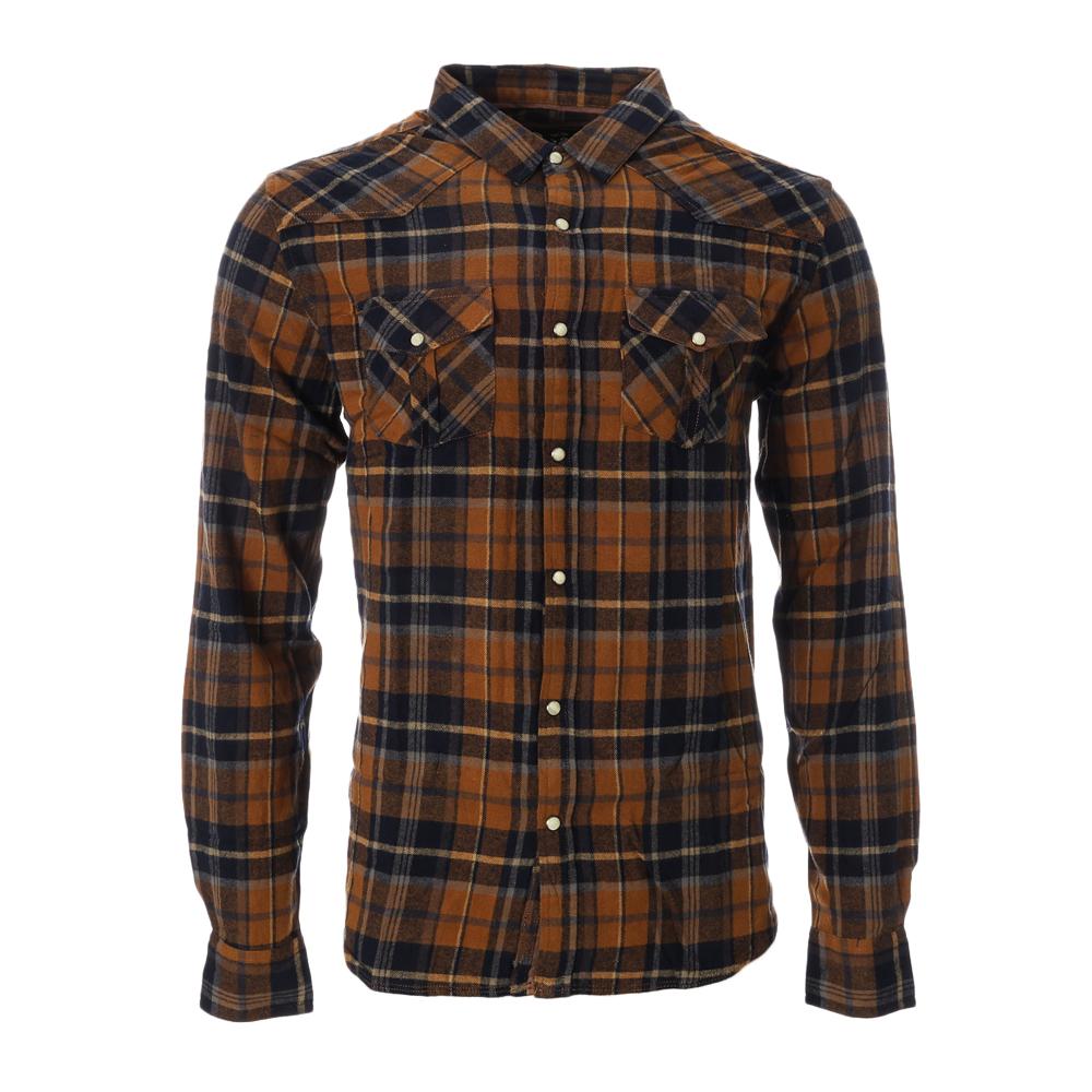 Camisa Marrón de Hombre RMS26 4779 barato