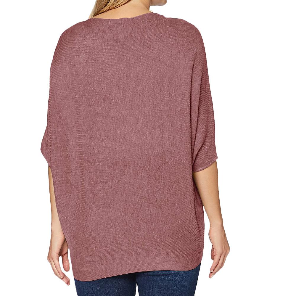 JDY New Behave Women's Pink 3/4 Sleeve Sweater Photo of the Espace des Marques %store% store - view of %key%