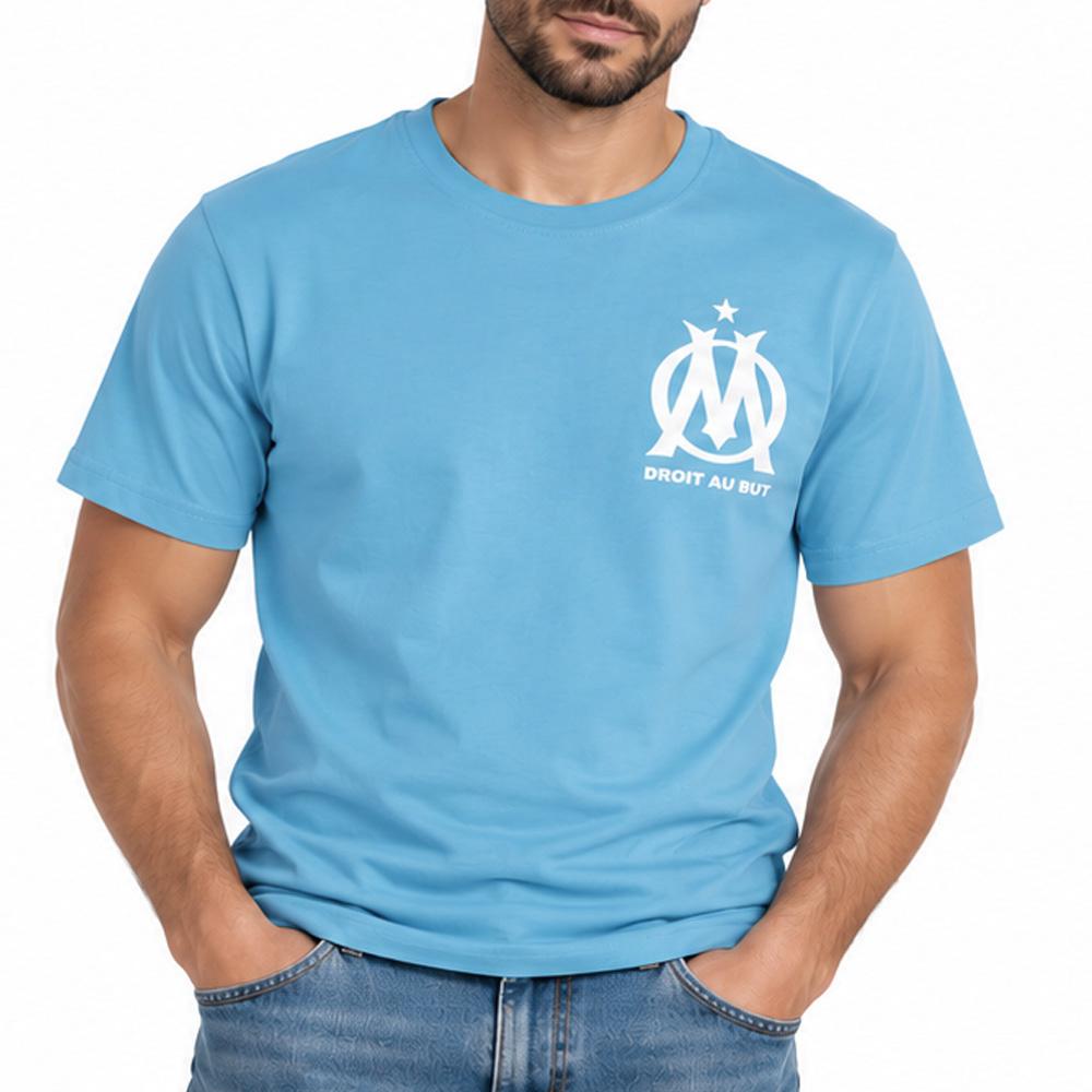T-shirt Bleu Homme Olympique de Marseille G23021T pas cher