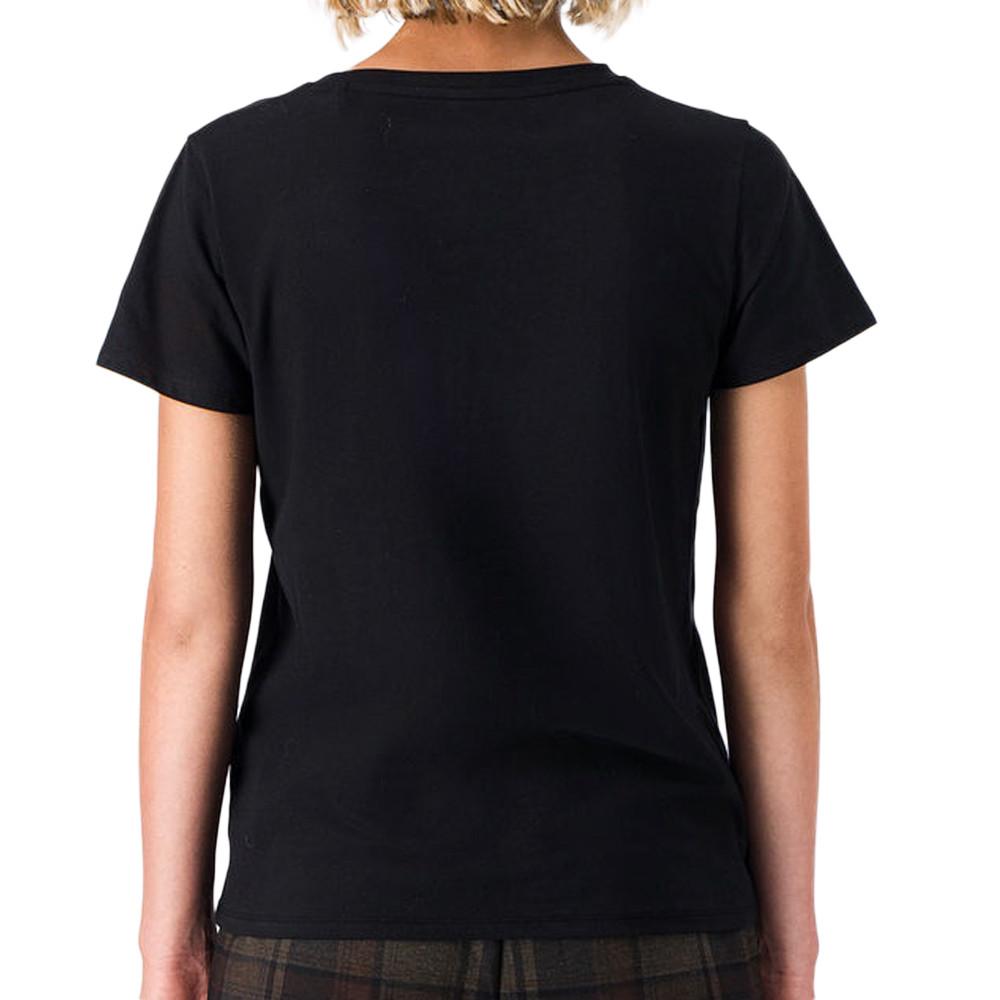 Teddy Smith Ribelle Women's Black T-Shirt Photo of the Espace des Marques %store% store - view of %key%
