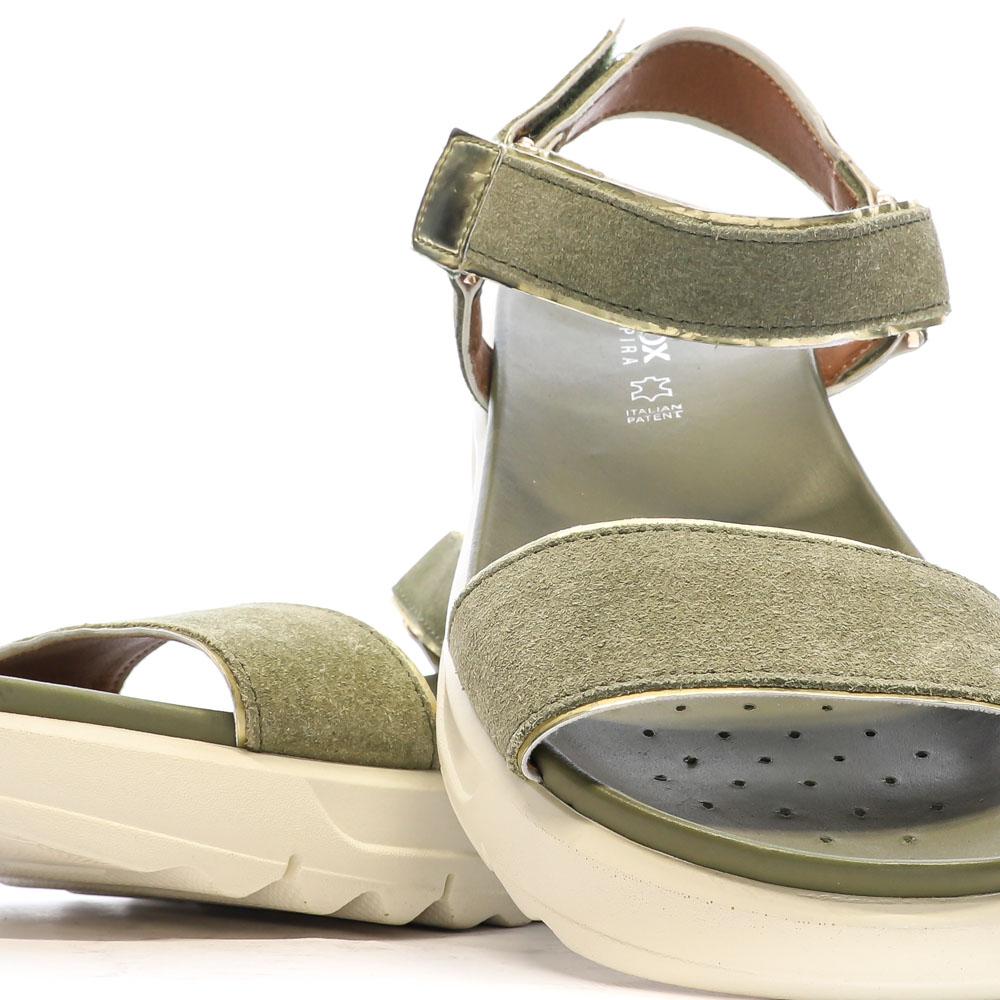 Sandalias Geox Xand caqui para mujer ver 7