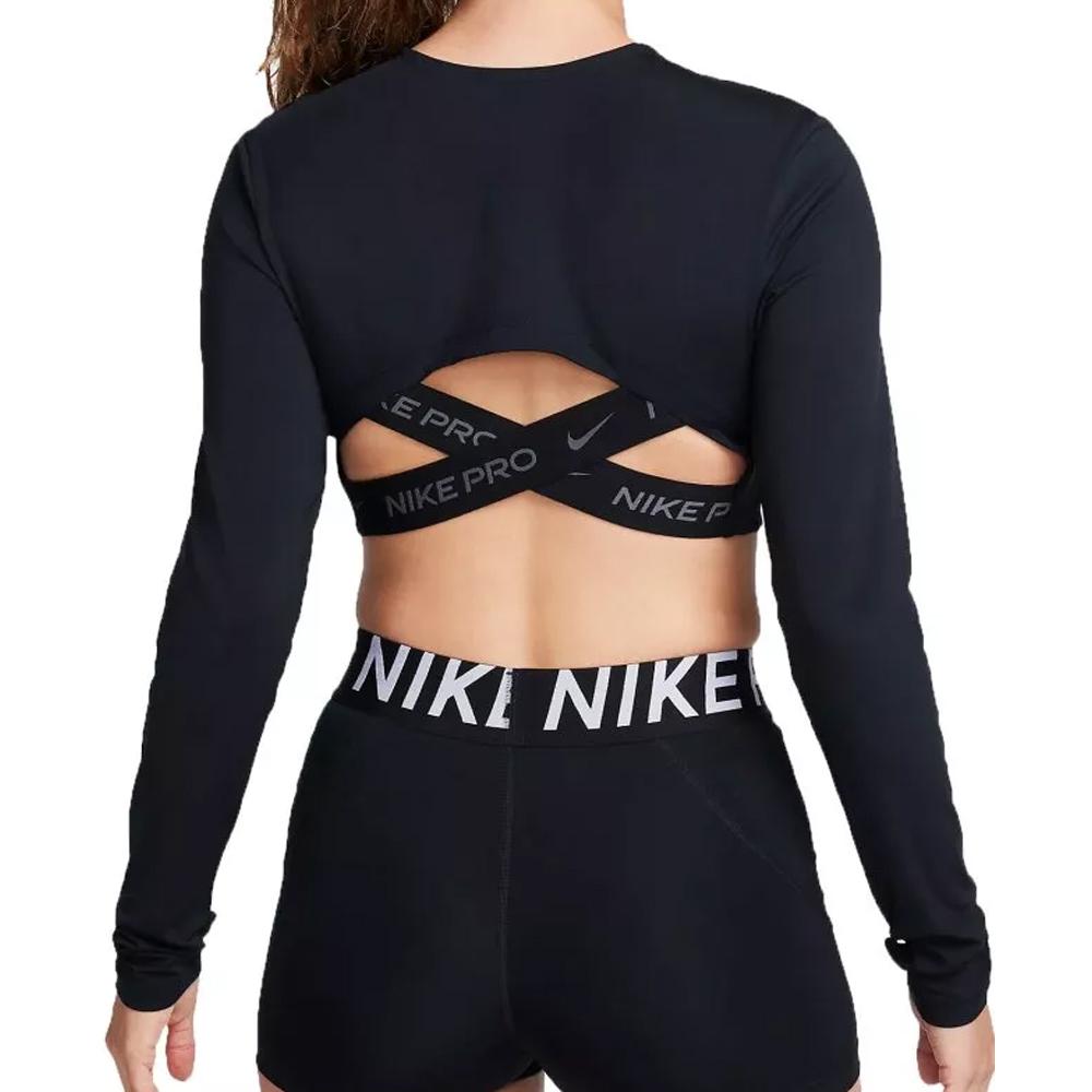 Nike Crop T-Shirt Schwarz Women Ansicht 2