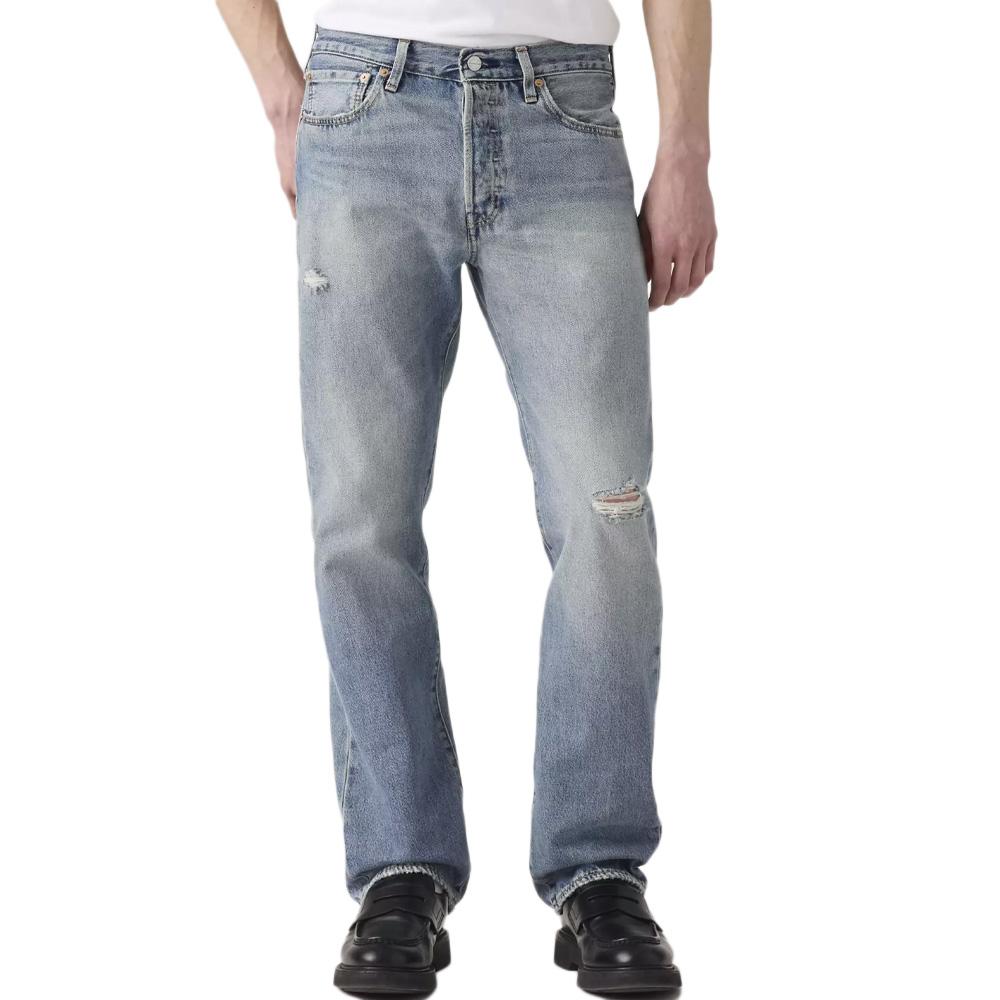 Jeans Hellblau Mann Levi's 501 Levis Original Fit Med günstig