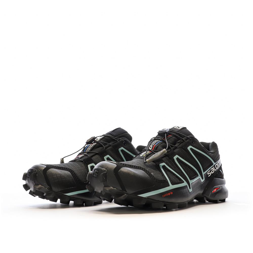 Zapatillas de trail Salomon Speedcross 4 W Negro/Azul para mujer ver 6