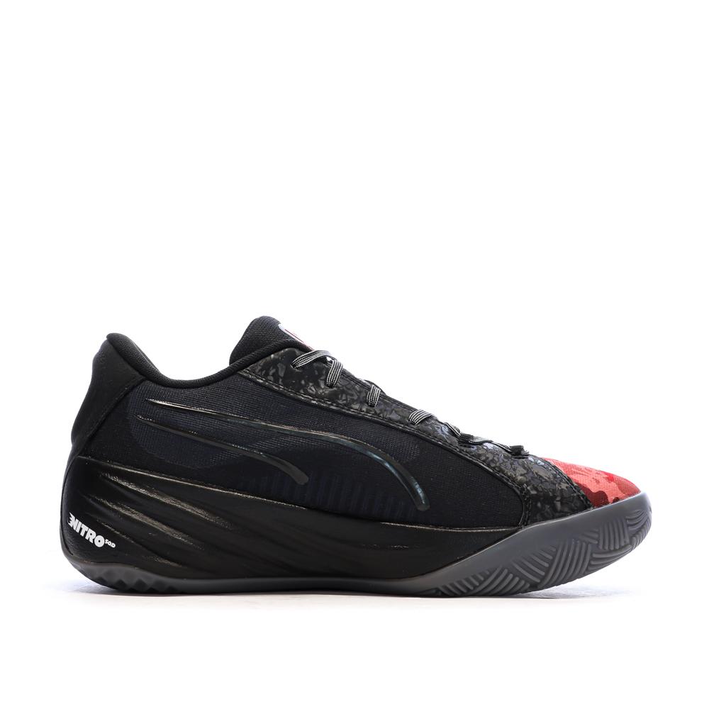 Men's Basketball Sneakers Black/Red Puma All Pro Nitro Photo of the Espace des Marques %store% store - view of %key%