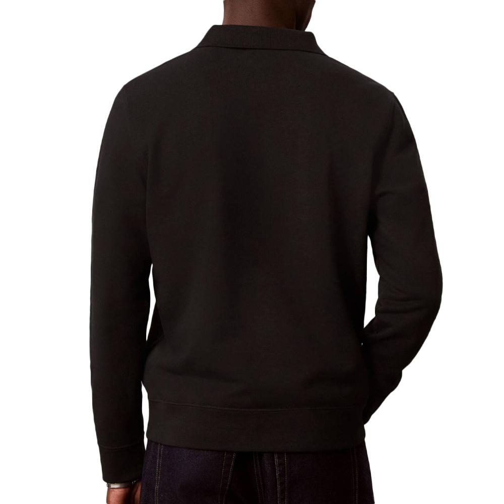 Schwarzes Herren-Polohemd von Calvin Klein Jeans Monog Ansicht 2