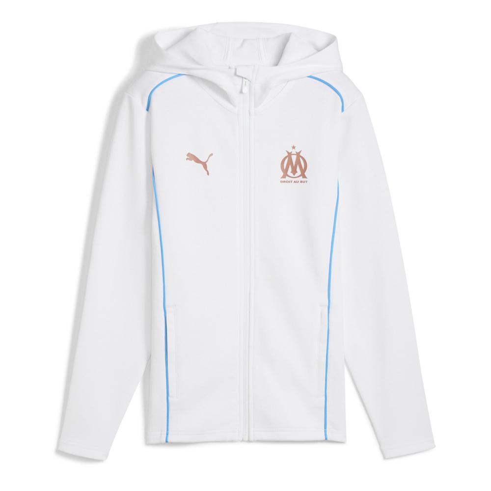 OM White Junior Puma Zip Sweat 24/25 affordable
