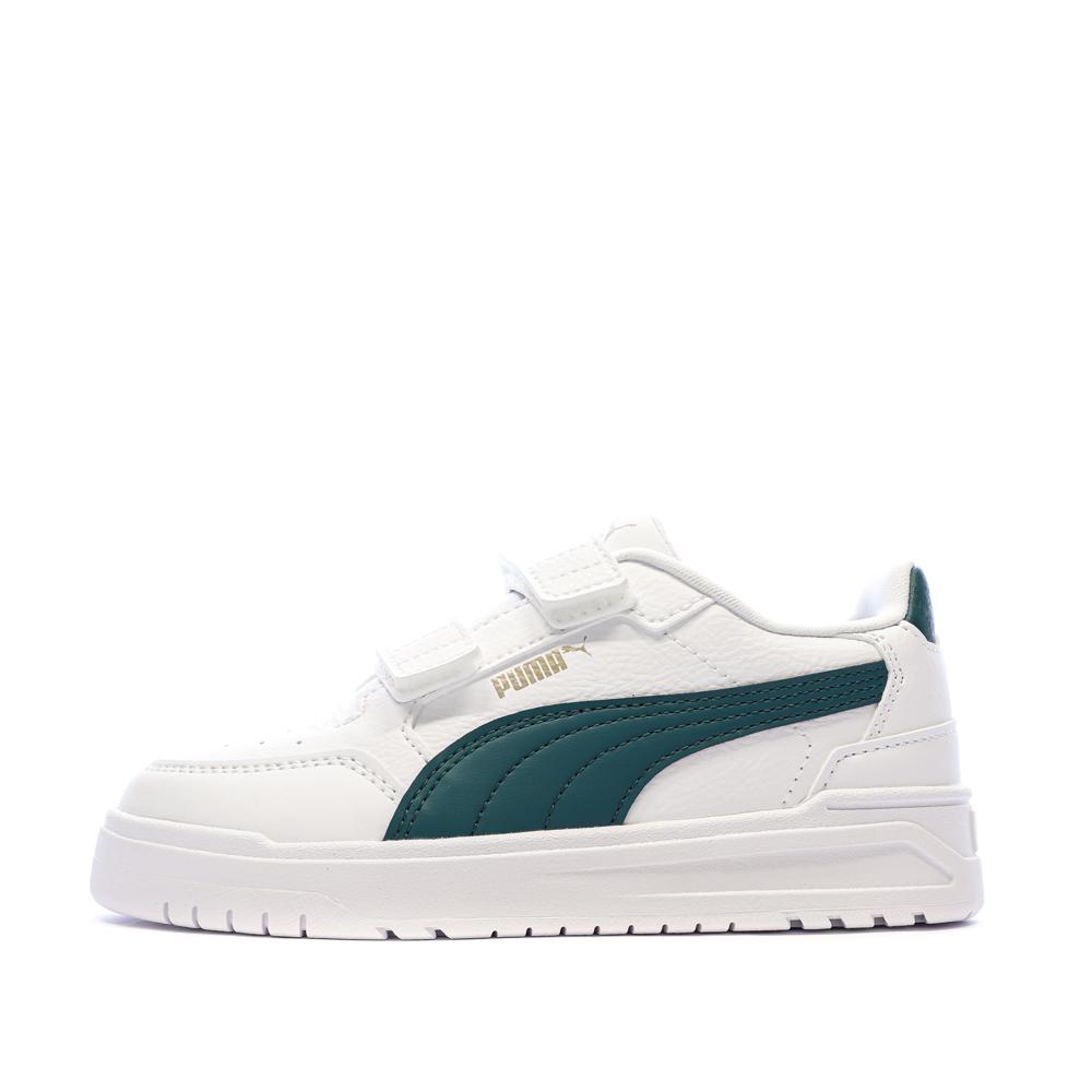 Weiß-grüne Sneaker für Jungen von Puma 403740 günstig