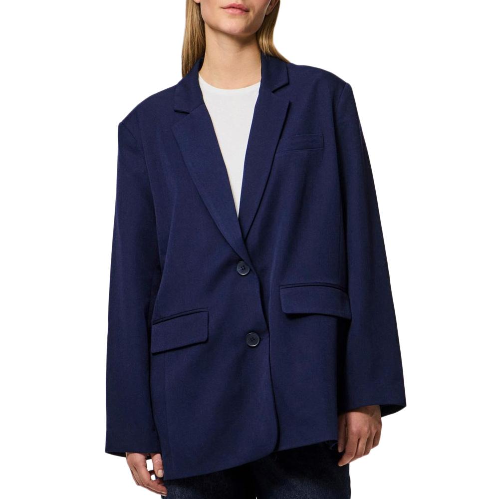 Women's Midnight Blue Blazer Jacket Pieces Pckamil affordable