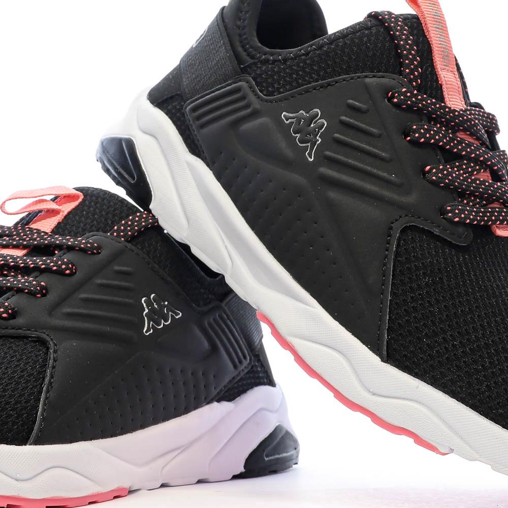 Sneakers Schwarz/Pink für Mädchen Kappa San Puerto Lace Ansicht 7