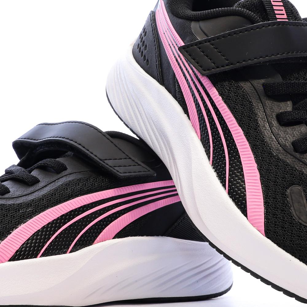 Baskets Noir/Rose Mixte Puma Pounce Lite Ac+ Ps vue 7