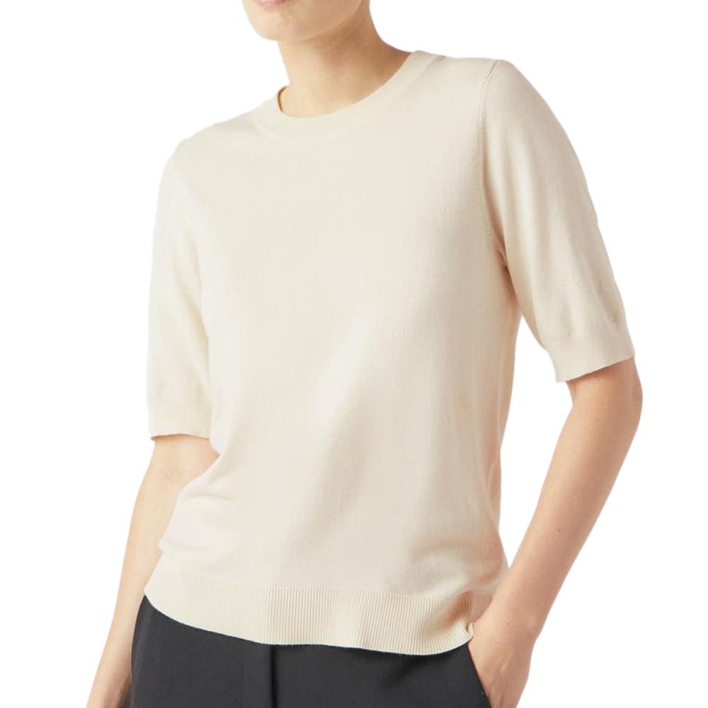 Pull Jaune Femme YAS 26036189 pas cher