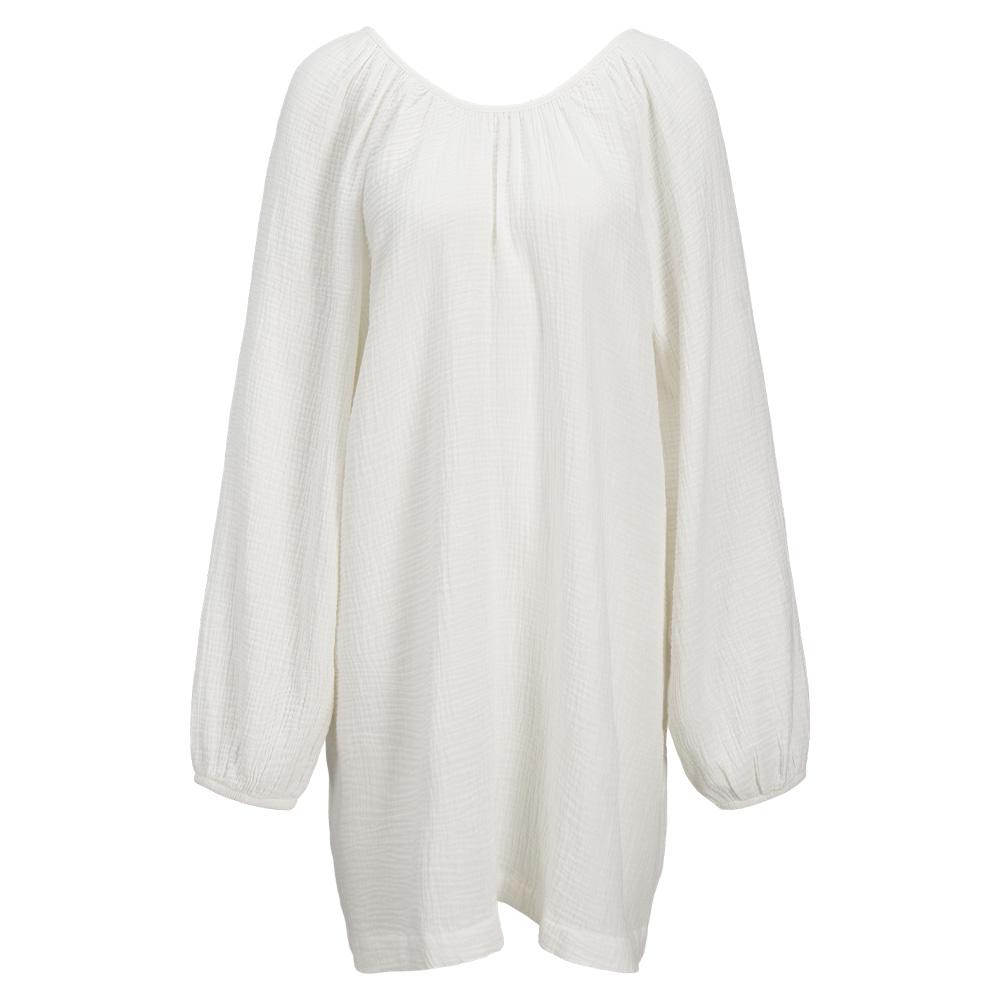 Vestido blanco de mujer JJXX Muselina ver 3