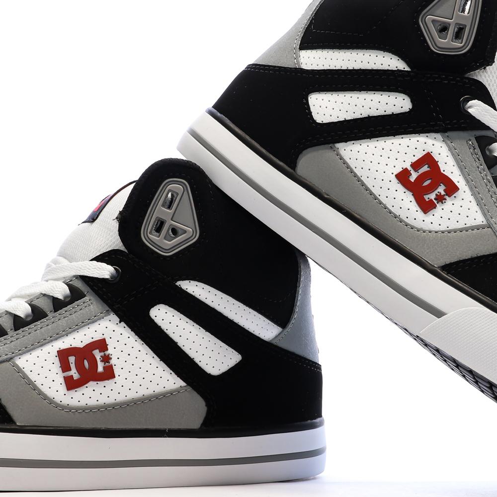 Men’s White/Black DC Shoes Pure High Trainers Photo of the Espace des Marques %store% store - view of %key%