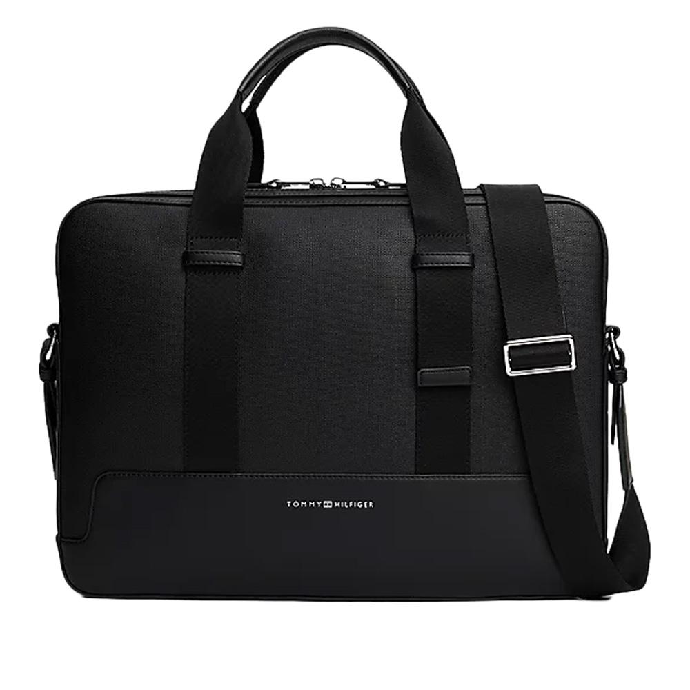 Schwarze Umhängetasche Herren Tommy Hilfiger Modern günstig