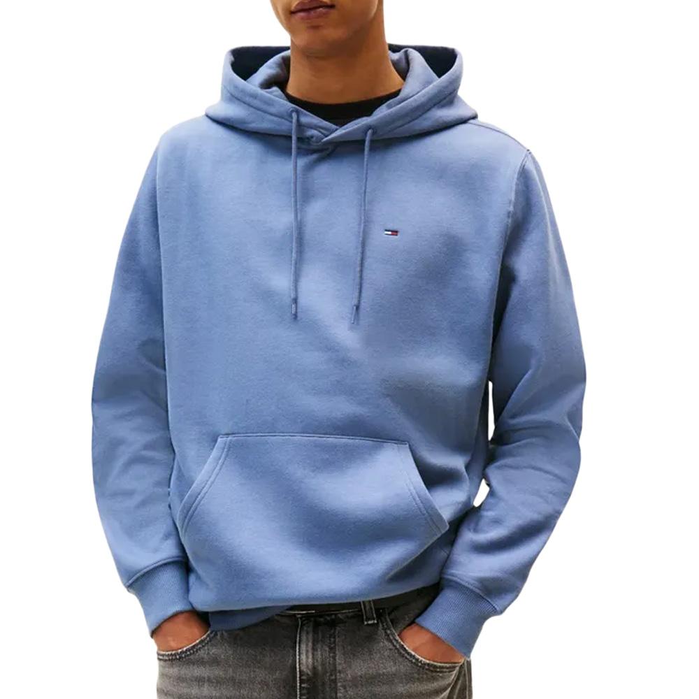 Sweat Bleu Homme Tommy Hilfiger Tjm Reg S Flags pas cher