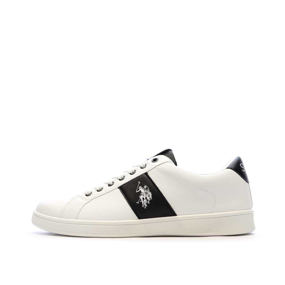 Baskets Blanches/Noires Homme US Polo ASSN High-top pas cher