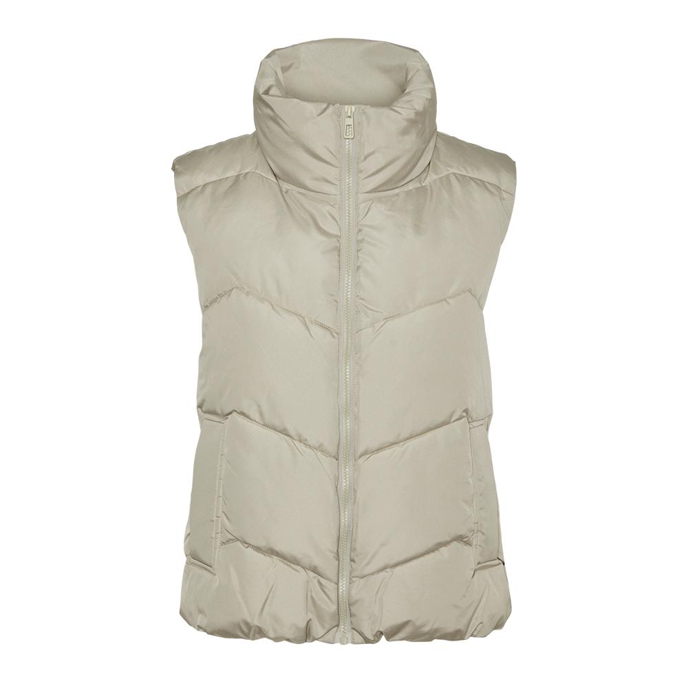 Women's Beige Sleeveless Coat Vero Moda Ligaeva affordable