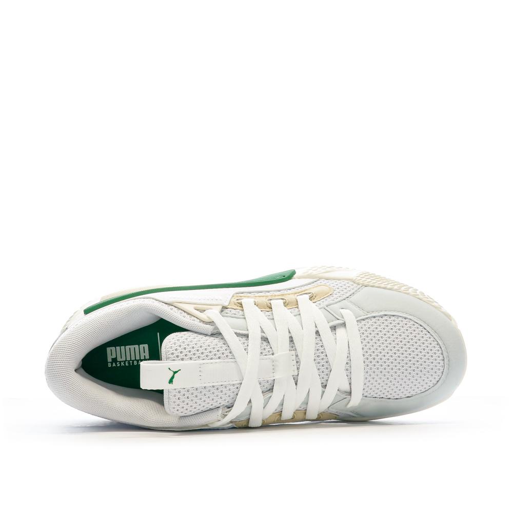 Zapatillas de Baloncesto Puma Court Rider Blanco/Verde, Hombre ver 4