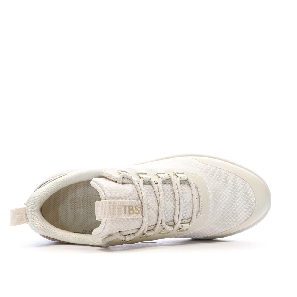 Baskets Beige Femme TBS JAZZEVO vue 4