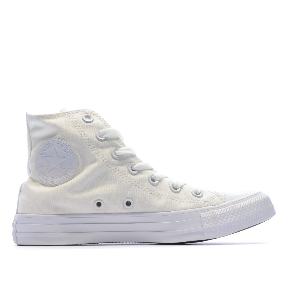 All Star White Women's Converse Hi-Top Sneakers Photo of the Espace des Marques %store% store - view of %key%