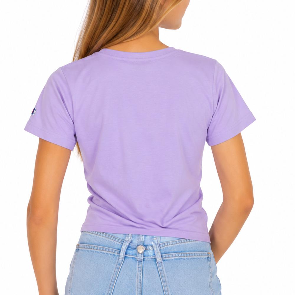 Camiseta malva para niña Champion Graphic ver 2