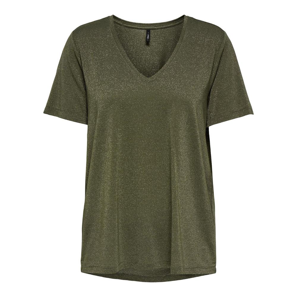 Camiseta Only Harly Khaki para mujer barato