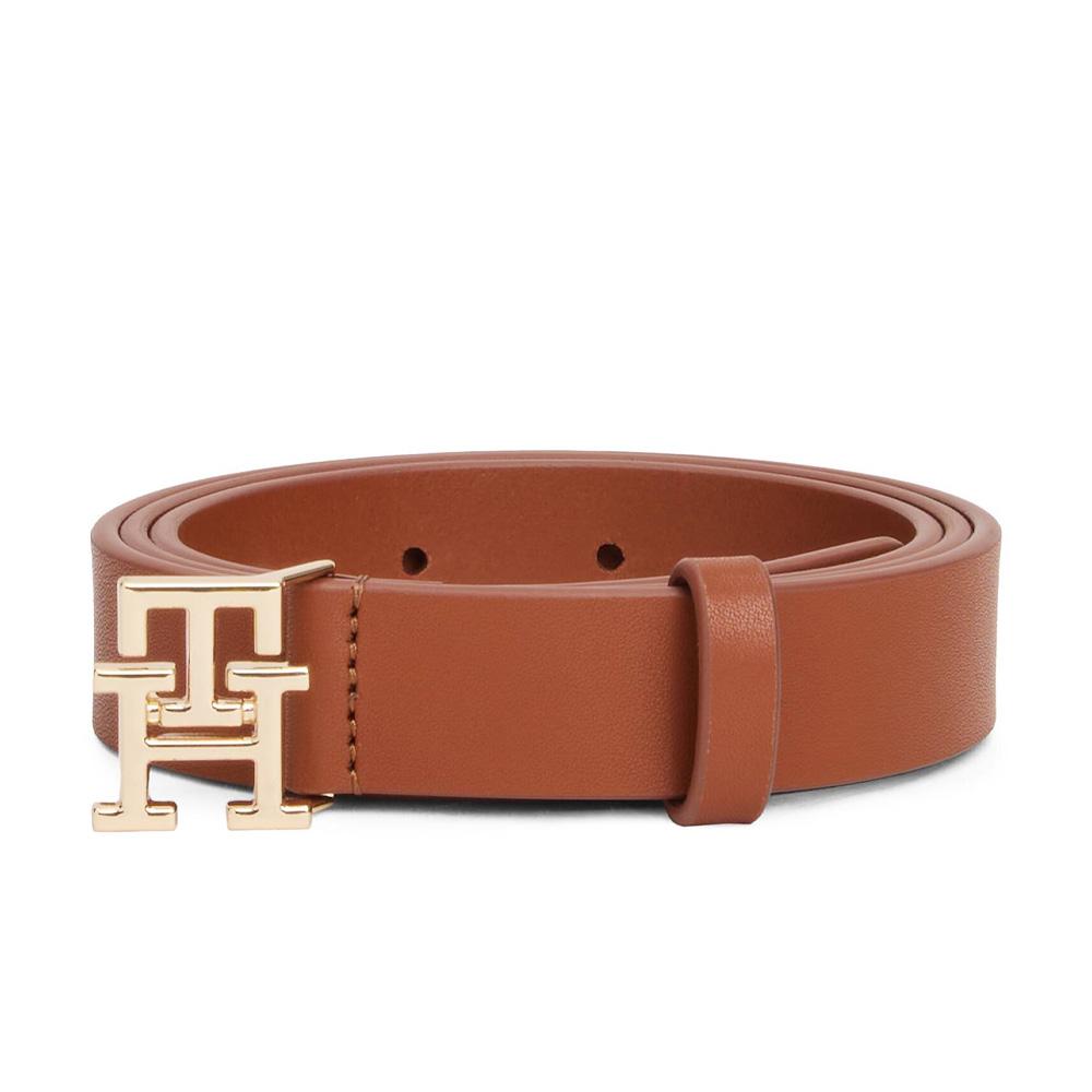 Cinturón Tommy Hilfiger Th Logo 2.5 Camel Mujer barato