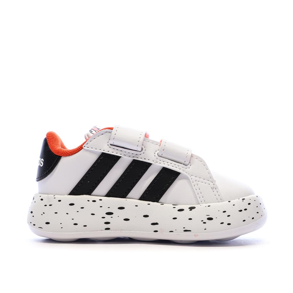 Adidas Grand Court 2.0 101 Disney Baby Boy Sneakers Weiß/Schwarz Ansicht 2