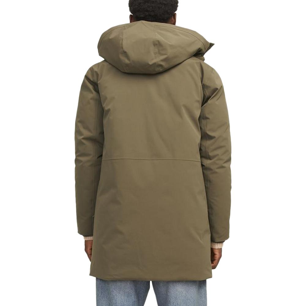 Jack &amp; Jones Blawave Parka caqui para hombre ver 2