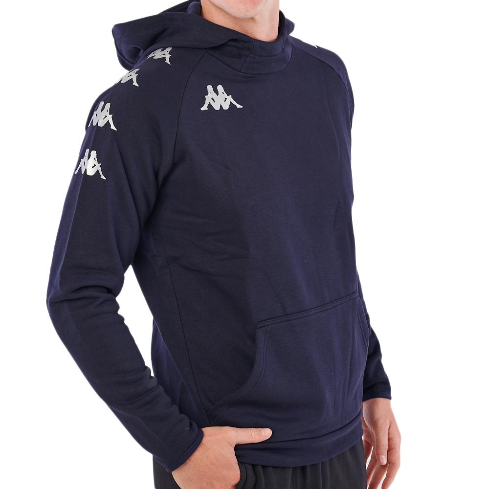 Sudadera con capucha azul marino para hombre Kappa Diano 2024 barato