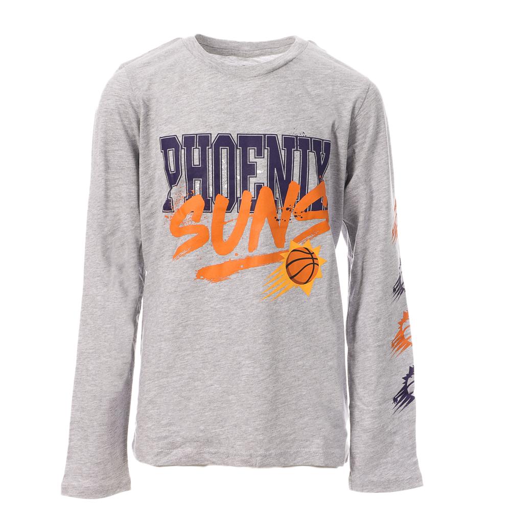Camiseta de manga larga gris de los Phoenix Suns para chico NBA Get Busy barato