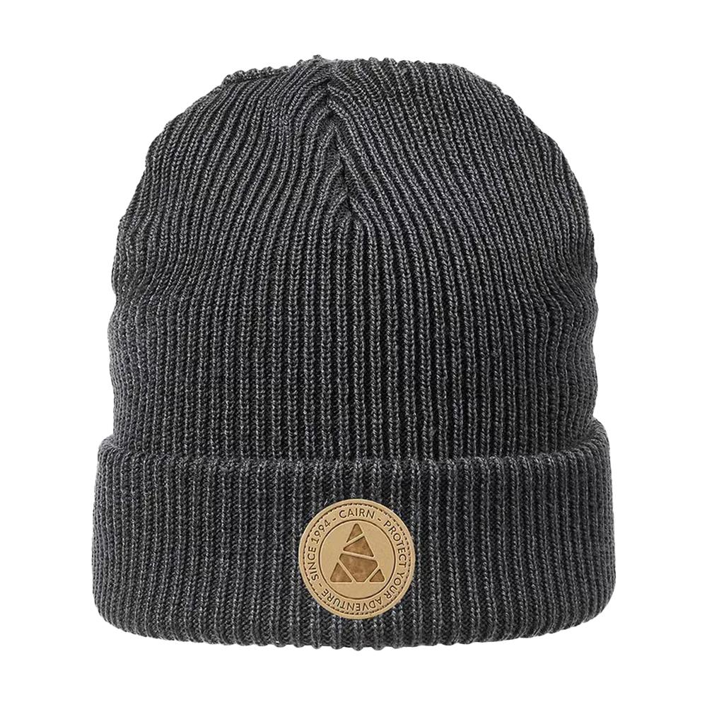 Bonnet en maille côtelée Noir Homme Cairn Eva Graphite pas cher