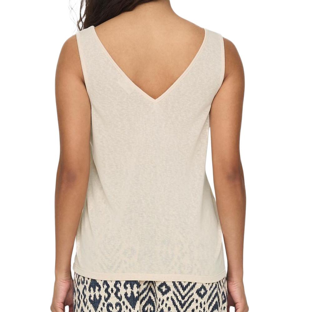 Women's Beige Tank Top JDY Faustina 15249543 Photo of the Espace des Marques %store% store - view of %key%