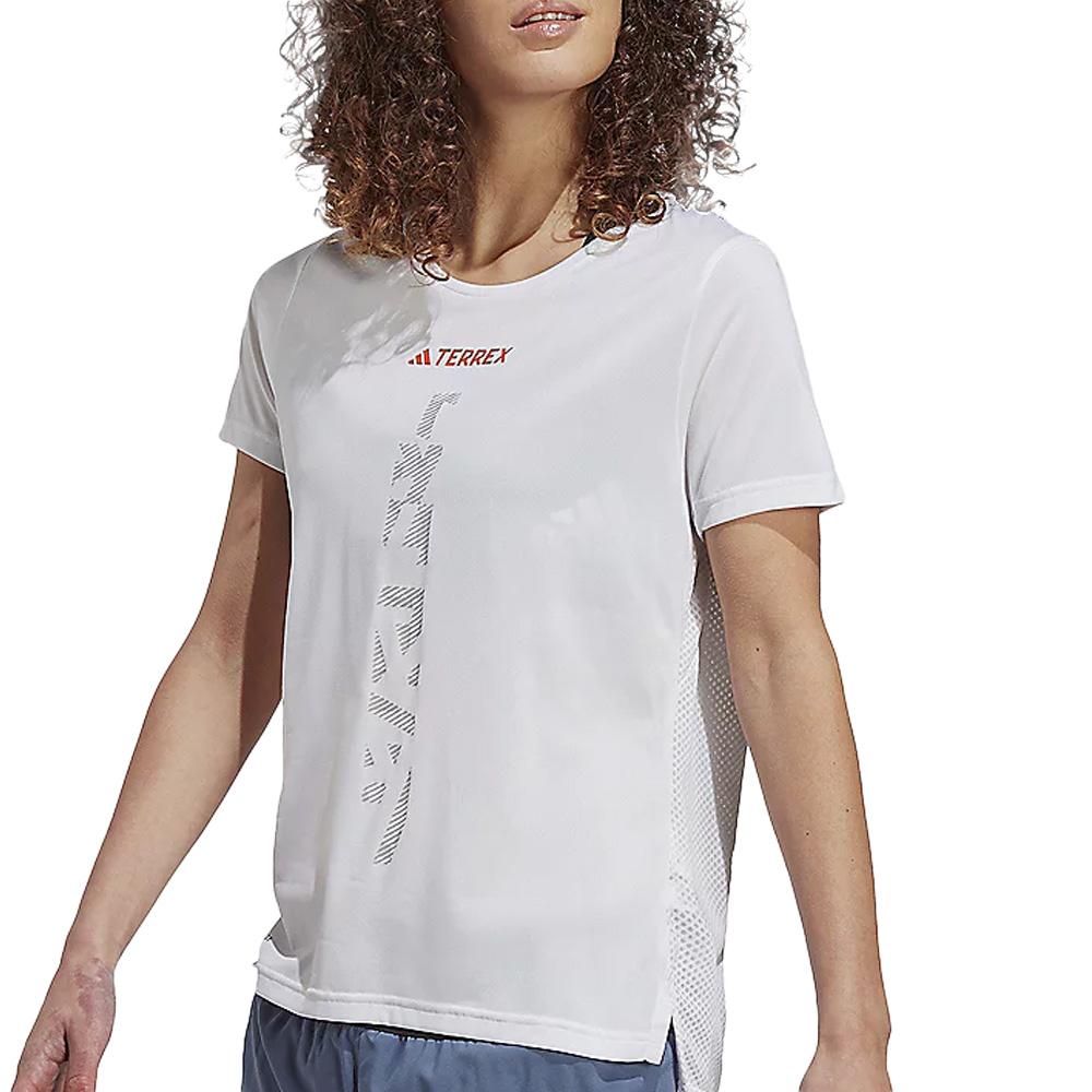 T-Shirt Blanc Femme Adidas Agr pas cher