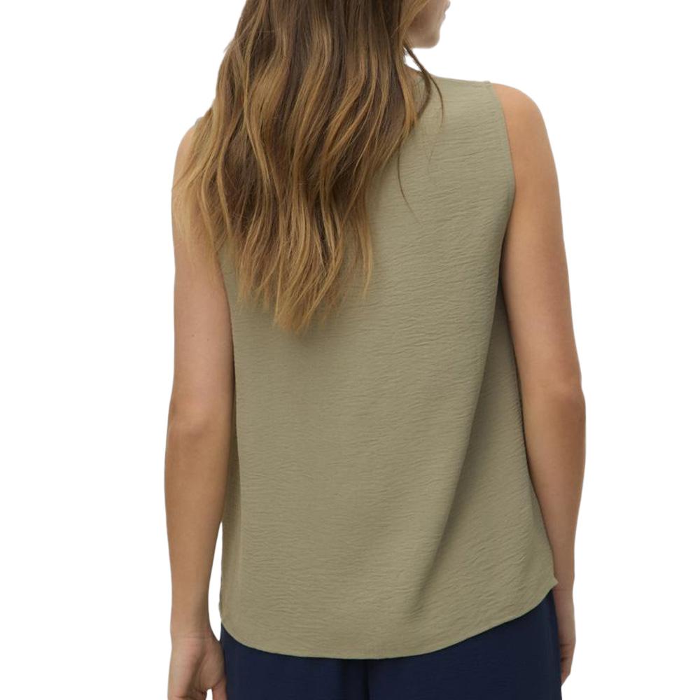 Top Kaki Femme Vero Moda Malva vue 2
