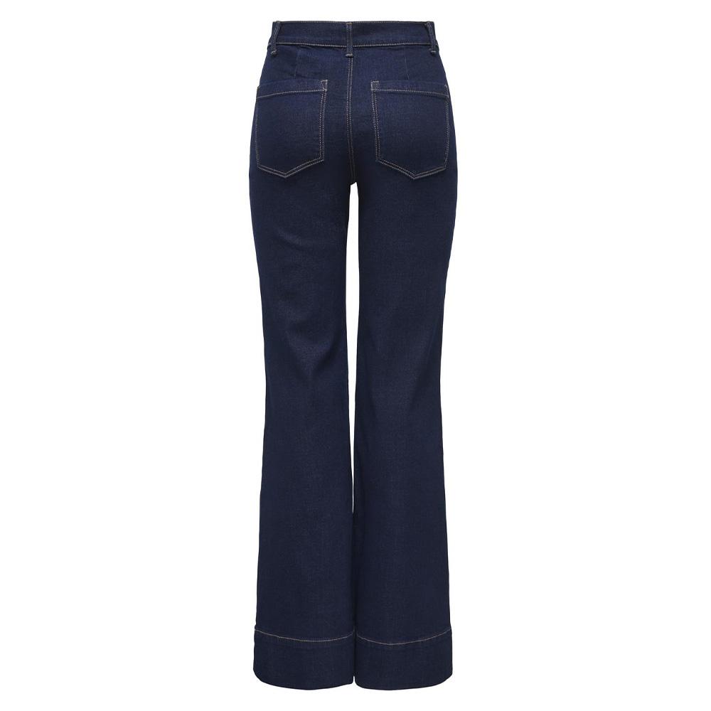Jean Flared Bleu Foncé Only Cypress Rinse vue 2