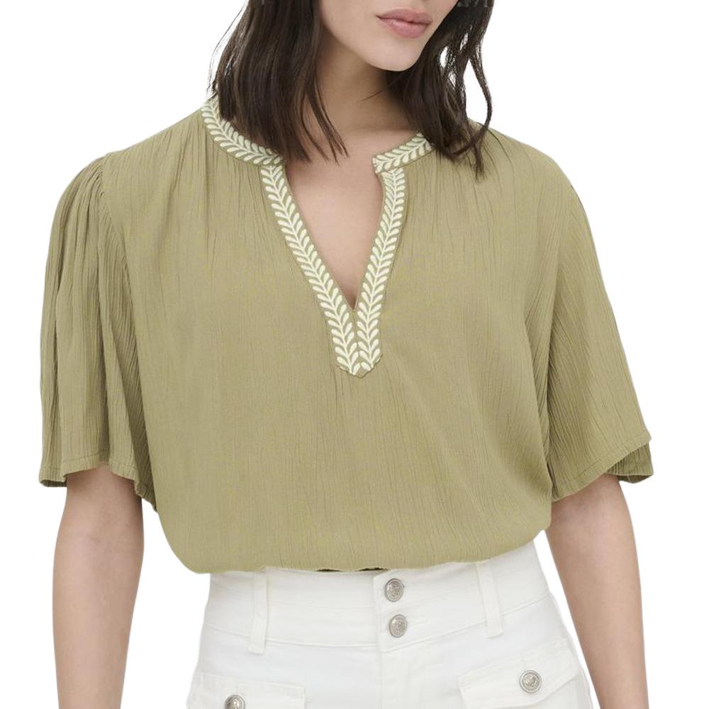 Blusa verde para mujer JDY Liva barato