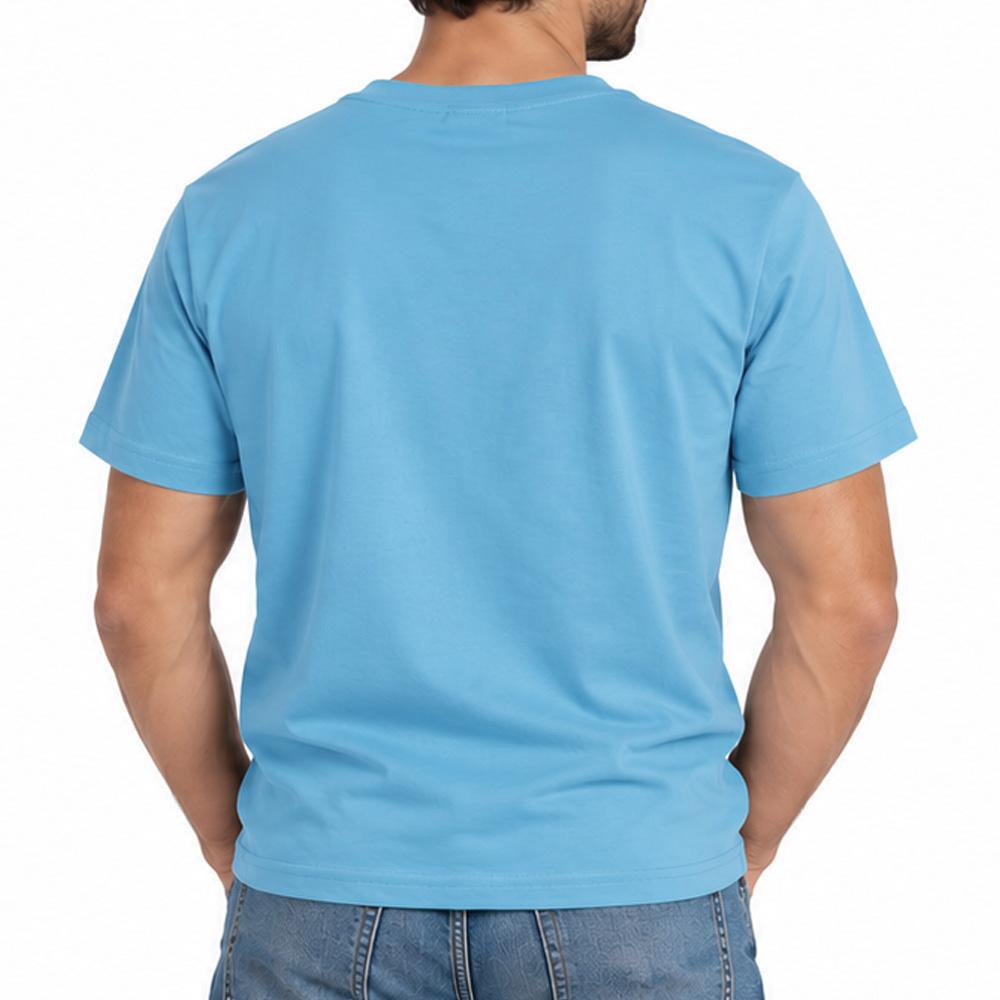 T-shirt Bleu Homme Olympique de Marseille G23021T vue 2