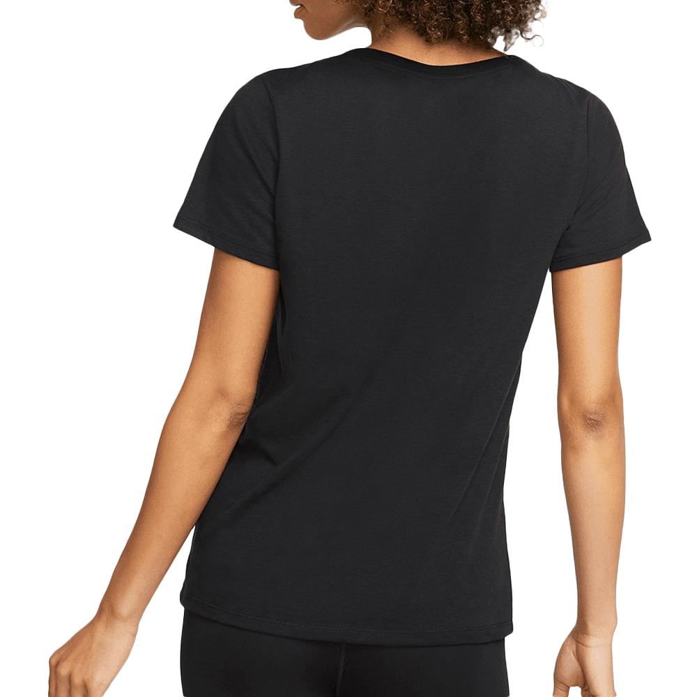 Nike Script Damen T-Shirt Schwarz Ansicht 2