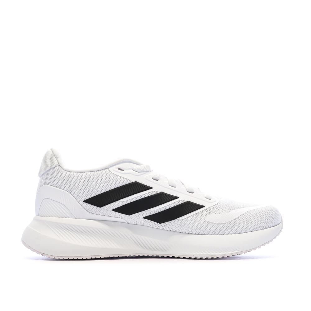 Chaussures Running Blanc/Noir Garçon Adidas Runfalcon vue 2