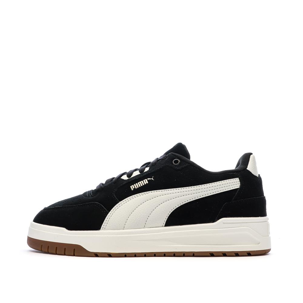 Schwarze/weiße Herren-Sneaker Puma Shuffle Downtown günstig