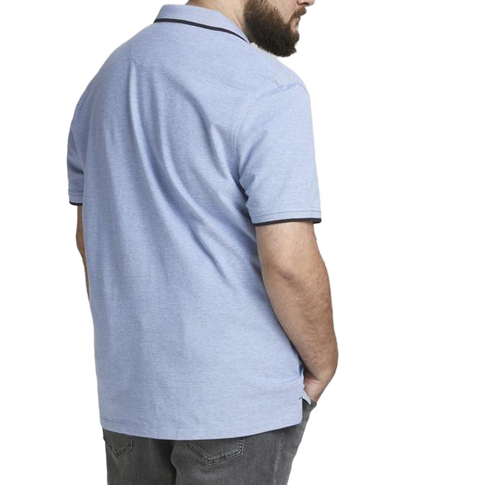Polo Bleu Homme Jack & Jones Paulos vue 2