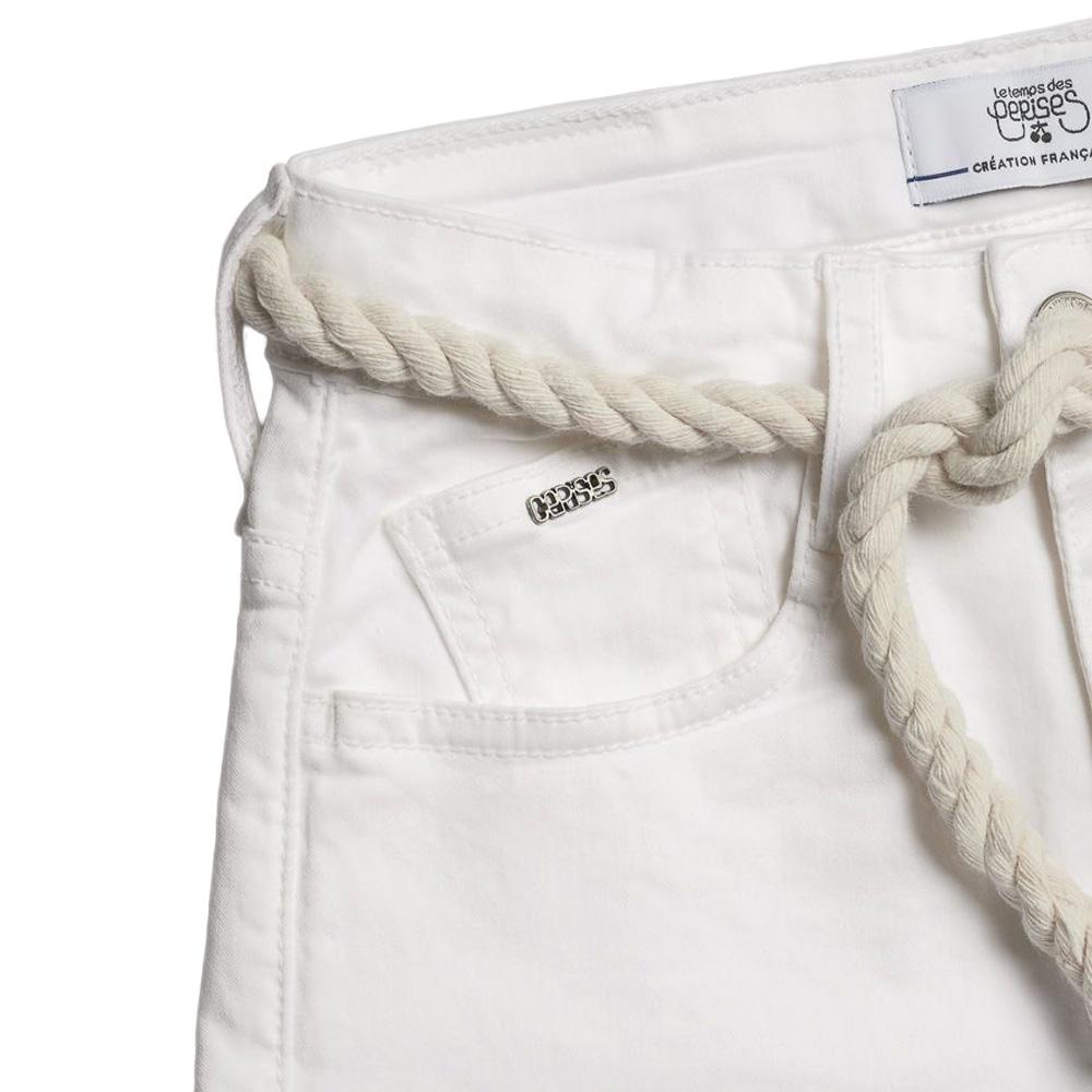 Short Blanc Fille Le Temps Des Cerises Tiko vue 3