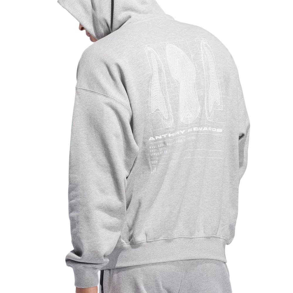 Sweatshirt Grau Mann Adidas Anted Ansicht 2
