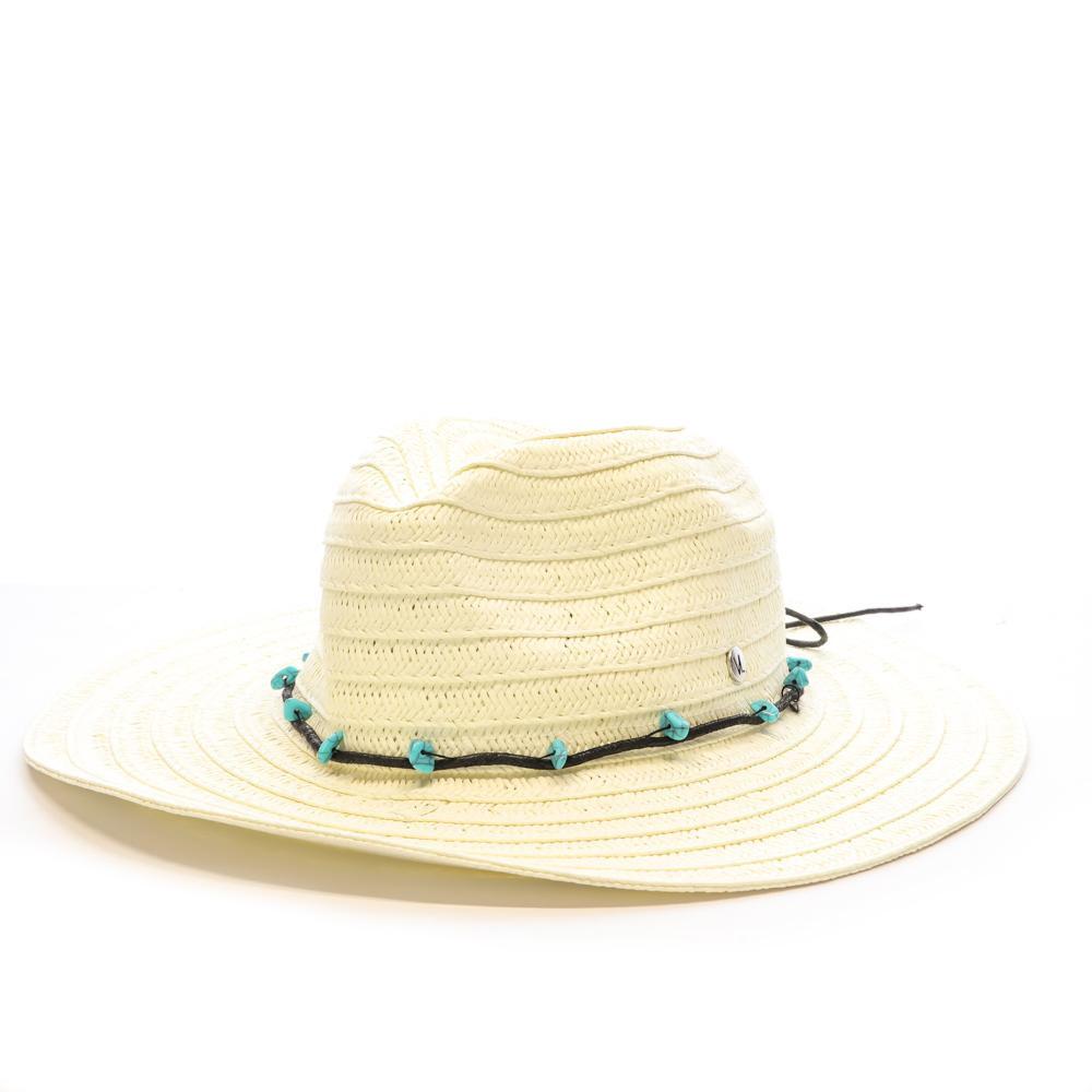 White wide-brimmed straw sun hat by Via Lorenzo Fedora affordable