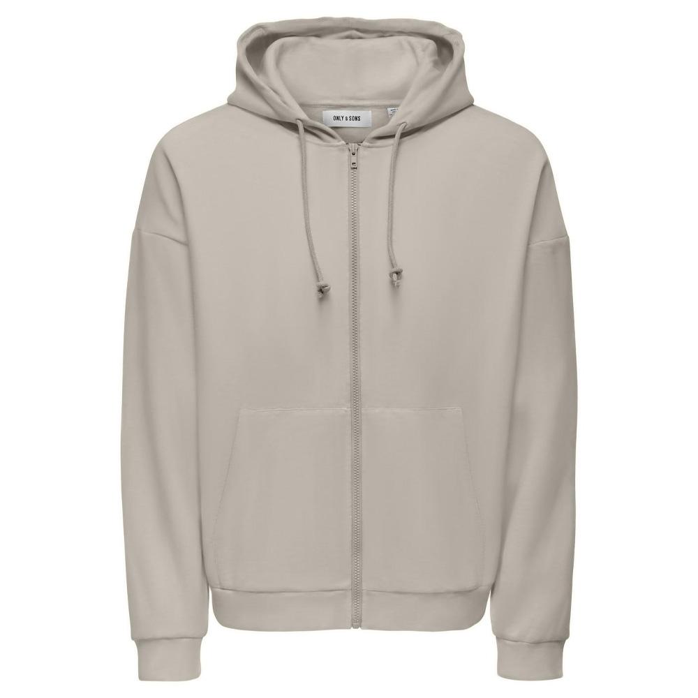 Sudadera con cremallera Only &amp; Sons Chase Beige, Hombre barato