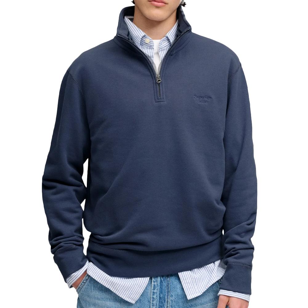 Sweat Marine Homme Superdry Essential Serif pas cher